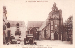 SAINT-NICOLAS-du-PELEM - L'Eglise - Automobile - Saint-Nicolas-du-Pélem