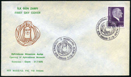 Turkey 1979 Opening Of Aphrodisias Museum, Karacasu-Geyre | Archaeology | UNESCO World Heritage List | Special Cover - Lettres & Documents