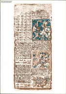 1080318  Maya-Handschrift Blatt 50 Feigenbaumfaser Dresden - Autres & Non Classés
