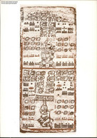 1080317  Maya-Handschrift Blatt 53 Feigenbaumfaser Dresden - Autres & Non Classés