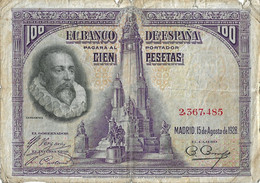 Spanien - Spain - 100 Pesetas 1928 - 100 Pesetas