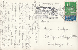 Olympiaort Olympic Games Garmisch Partenkirchen Postcard Sent To Yugoslavia 1950 - Hiver 1936: Garmisch-Partenkirchen