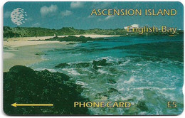 Ascension Island - C&W - GPT - 6CASA - English Bay, 1994, 5.000ex, Used - Islas Ascensión