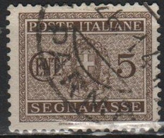 Regno D' ITALIA - ITALY - ITALIE - 1934 - 5c Segnatasse - Usato - Used - Segnatasse