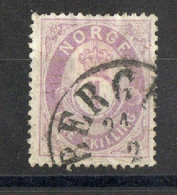 NORVEGE: TIMBRE OBLITERE N°19 - Used Stamps