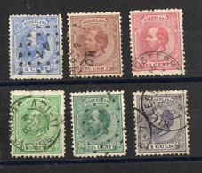 PAYS-BAS: SERIE DE 6 TIMBRES OBLITERES - Gebruikt