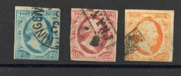 PAYS-BAS: SERIE DE 3 TIMBRES OBLITERES N°1/3 - Gebruikt