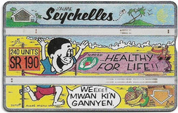 Seychelles - C&W Seytels (L&G) - Healthy For Life - 311C - 240U, 11.1993, 8.000ex, Used - Sychelles