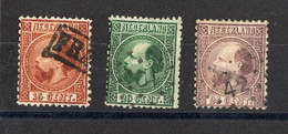 PAYS-BAS: SERIE DE 3 TIMBRES OBLITERES N°9/11 - Gebruikt