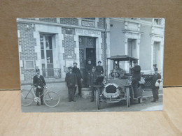 LORRIS (45) Carte Photo Bureau De Poste Facteurs Automobile Du Service Des Postes Superbe - Andere & Zonder Classificatie