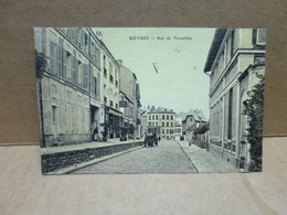 BIEVRES  (91) Rue De Versailles Carte Toilée Couleur - Bievres