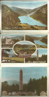 5 VIEW LETTER CARD OF GLENDALOUGH - WITH DIPTHERIA SLOGAN POSTMARK 1958 - CO. WICKLOW - IRELAND - Wicklow