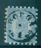 Finnland 1860-1865 Wappen 5 K Blau Michel 3A Gestempelt - Used Stamps