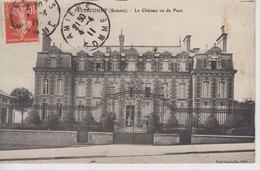CPA Flixecourt - Le Château Vu De Face - Flixecourt