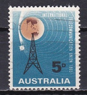 Australia, 1965, ITU Centenary, 5d, USED - Used Stamps