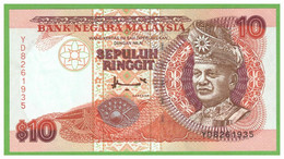 MALAYSIA 10 RINGGIT 1995  P-36  UNC - Malesia