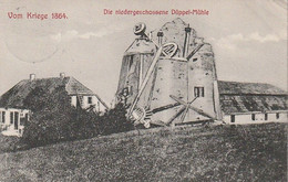 AK Die Niedergeschossene Düppel-Mühle - Vom Kriege 1864 - Sonderburg 1908 (59139) - Nordschleswig