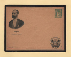 Type Sage - Entier Postal - Hommage Carnot - Enveloppe 152x118 - Umschläge Mit Aufdruck (vor 1995)