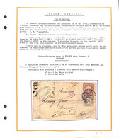 68 - HAUT RHIN - MULHOUSE  - Lettre Du 20/09/1873 - Alsace Lorraine  - Voir Descriptif Détaillé - Brieven En Documenten
