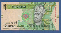 TURKMENISTAN - P.29a – 1 MANAT 2012  UNC, Serie AC0922076 - Turkmenistan
