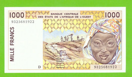 MALI W.A.S. 1000 FRANCS 1993  P-411Dc  UNC - Mali