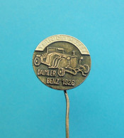 TECHNICAL MUSEUM ... MERCEDES - DAIMLER BENZ 1926 - Croatian Old Pin Badge * Car Auto Automobil Germany Deutschland - Mercedes