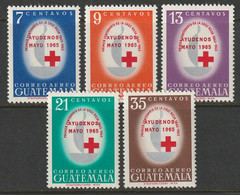 Guatemala 1965 Sc C323-7  Air Post Set MNH** - Guatemala