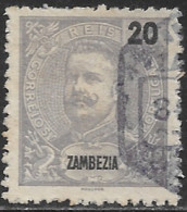 Zambezia – 1898 King Carlos 20 Réis Used Stamp - Sambesi (Zambezi)