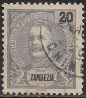 Zambezia – 1898 King Carlos 20 Réis Used Stamp - Zambeze