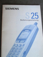 SIEMENS S 25, USER GUIDE - Téléphonie