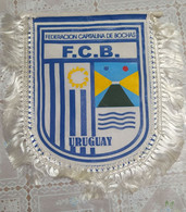 Flag (Pennant / Banderín) - Federación Capitalina De Bochas - Uruguay - 25cm - Bowling