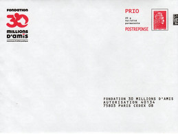Pret A Poster Reponse PRIO (PAP) Fondation 30 Millions D'amis Agr.312749 (Marianne Yseult-Catelin) - Prêts-à-poster: Réponse