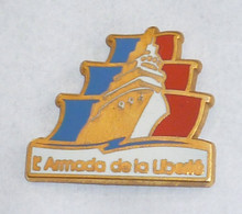 Pin's ARMADA DE LA LIBERTE DE ROUEN C, Signe FRAISSE - Bateaux