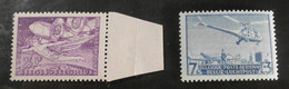 1946: Cob PA14** PA25** ( Sans Charnière D49 ) Voir Verso - Poste Aérienne