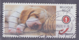 België - Duostamp  - Hond  - Zonder Papierresten - Oblitérés