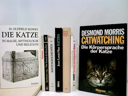 Konvolut Von 10 Büchern über Katzen - Animales