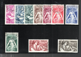 1941 - N° 215/224 - PROTECTION DE LA MERE ET DE L'ENFANT - TRES FINE OBLITERATION - - Unused Stamps