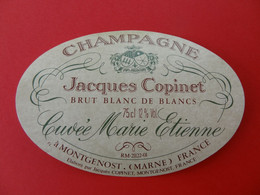 Etiquette De Champagne Jacques Copinet Cuvée Marie Etienne Montgenot - Champagner