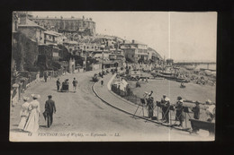 CPA -  VENTNOR (U.K. Isle Of Wight) - Esplanade - 13 - LL. Circulée 1913 - Timbre - Ventnor