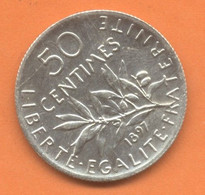 50 CENTIMES 1897 SUP SEMEUSE - 50 Centimes