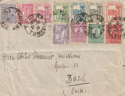 Tunisie Lettre Pour La Suisse 1926 - Lettres & Documents