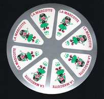 8 Etiquettes Portions Fromage Pour Tartines 8 Portions  La Mascotte 40%mg  " Fille" - Fromage