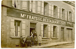 Restaurant Et Café Mme FRAYSSE - Ancien Hôtel Nigou - Carte Photo  - Voir Scan - A Identificar