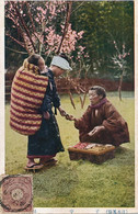 Hand Colored Sweet Seller  Uota Postcard Collector Deltiology - Kobe