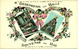 Gedenkenis Uit Halle - Souvenir De Hal - Halle