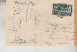 STORIA POSTALE FRANCOBOLLO COMMEMORATIVO LORETO ANCONA POSTA AEREA 1948 - Ancona