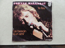 Johnny Hallyday Le Feu 6009405 Philips - 45 T - Maxi-Single