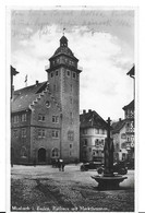 MOSBACH - RATHAUS MIT MARKTBRUNNEN - Photographiekarte - Mosbach