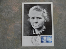 CARTE MAXIMUM CARD MARIE CURIE OSI ORSAY FRANCE - 1960-1969