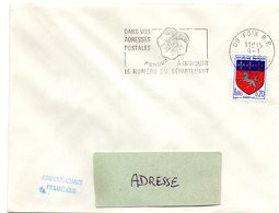 ARIEGE - Dépt N° 09 = FOIX RP 1968 = FLAMME SECAP ' PENSEZ à INDIQUER NUMERO DEPARTEMENT ' - Código Postal